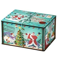 Сладкий новогодний подарок Посылка Бирюзовая Легенды Москвы