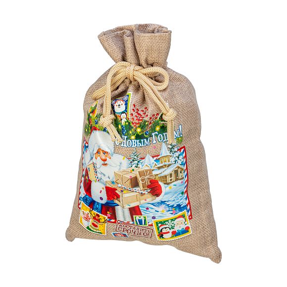 Сладкий новогодний подарок   Мешок Морозное утро