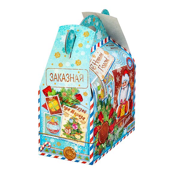 Сладкий новогодний подарок Сундучок Открытки